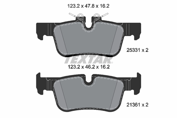 Brake Pad Set, disc brake Q+ 2533101