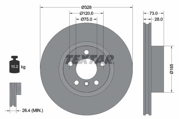 Brake Disc PRO 92257103