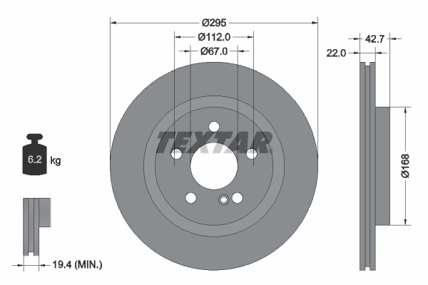 Brake Disc PRO 92286903