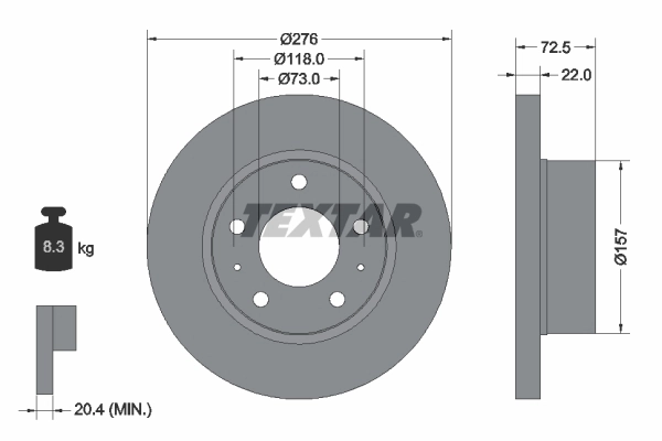 Brake Disc PRO 93104603