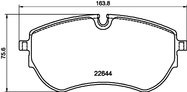 Brake Pad Set, disc brake Q+ 2264403