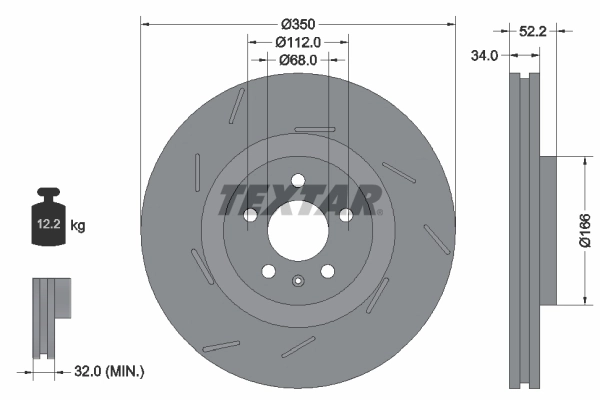 Brake Disc PRO+ 92319005