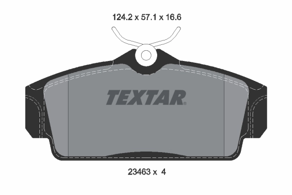 Brake Pad Set, disc brake Q+ 2346302