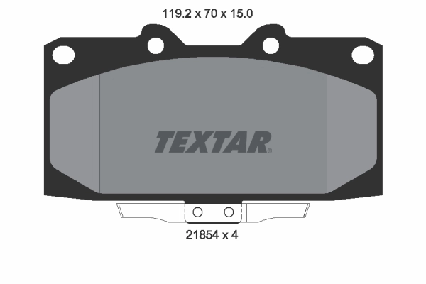 Brake Pad Set, disc brake 2185401
