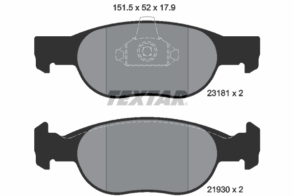 Brake Pad Set, disc brake Q+ 2318101