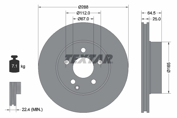 Brake Disc PRO 92159603