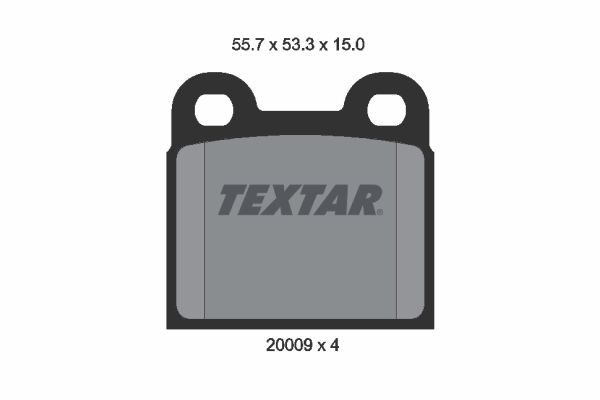 Brake Pad Set, disc brake 2000906