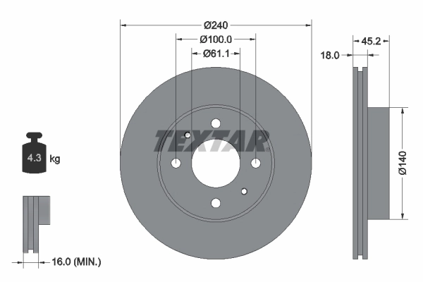 Brake Disc 92063200