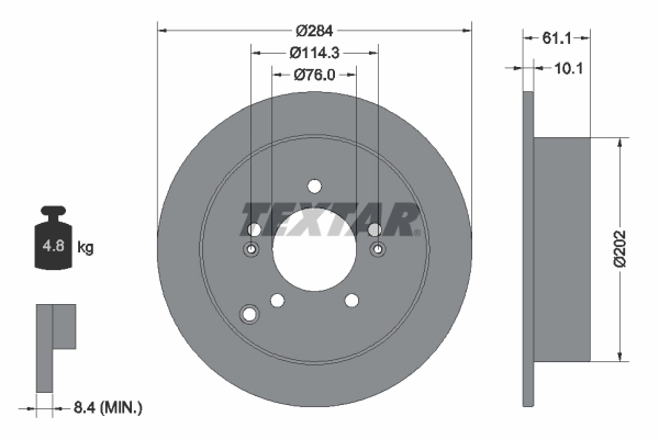 Brake Disc PRO 92134003