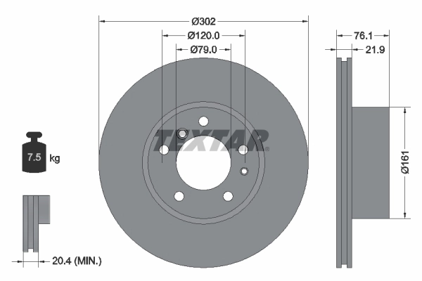 Brake Disc PRO 92042203