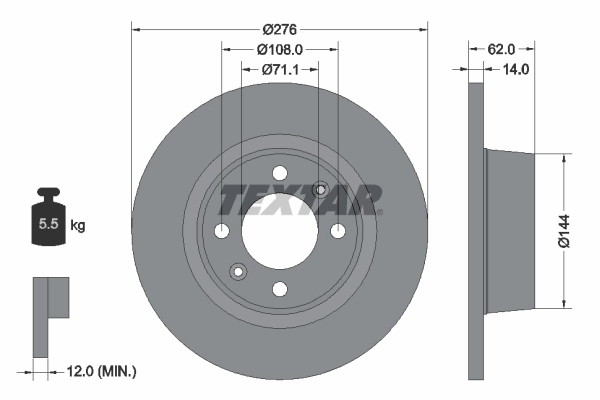 Brake Disc 92107900