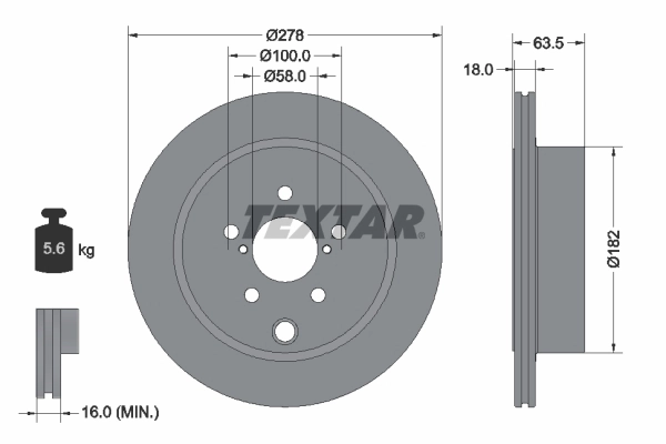 Brake Disc PRO 92278503