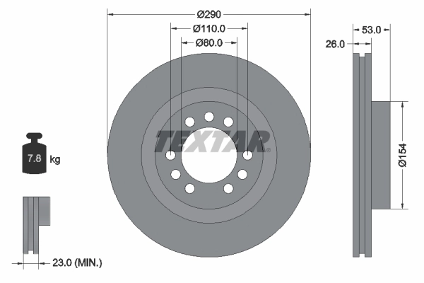 Brake Disc 93127200