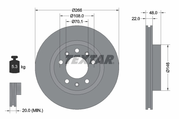 Brake Disc PRO 92269003