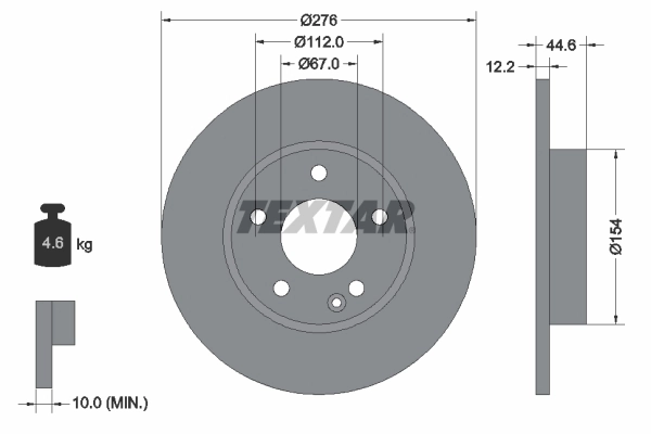 Brake Disc PRO 92131803