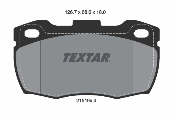 Brake Pad Set, disc brake Q+ 2151901