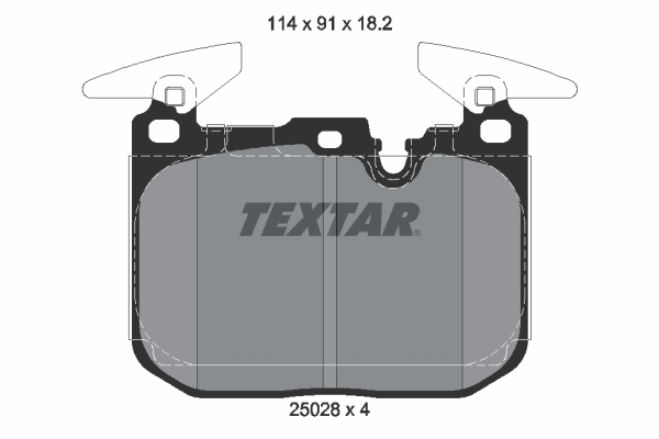 Brake Pad Set, disc brake 2502801