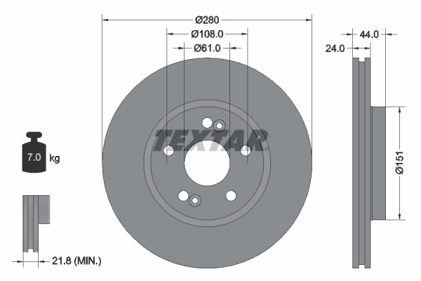 Brake Disc PRO 92113803