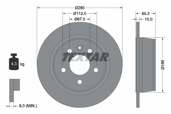 Brake Disc PRO 92074503