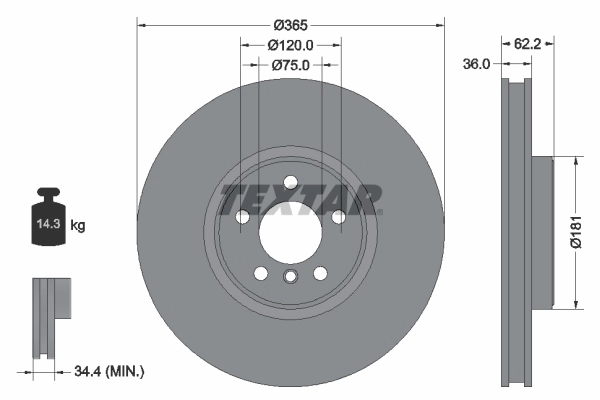 Brake Disc PRO+ 92161005