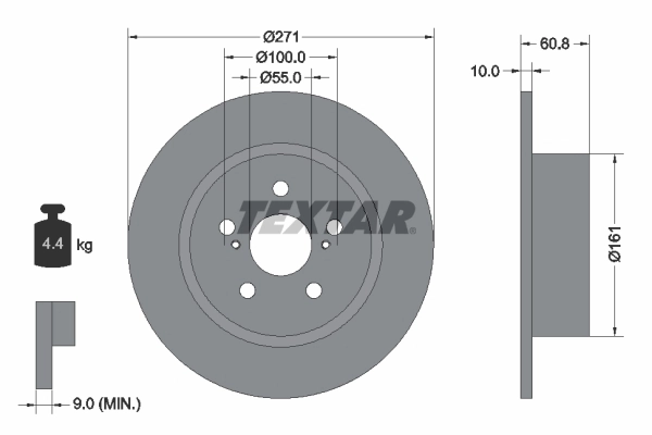 Brake Disc PRO 92126503