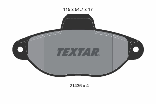 Brake Pad Set, disc brake Q+ 2143602