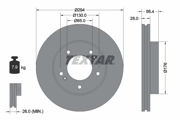 Brake Disc PRO 92203203