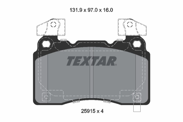 Brake Pad Set, disc brake Q+ 2591503