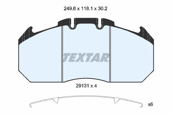 Brake Pad Set, disc brake 2913103