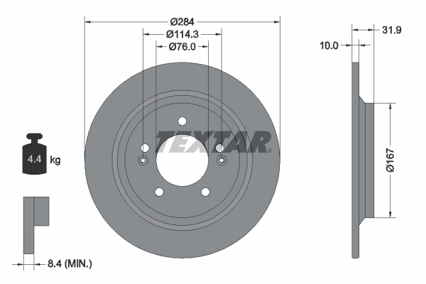 Brake Disc PRO 92293103