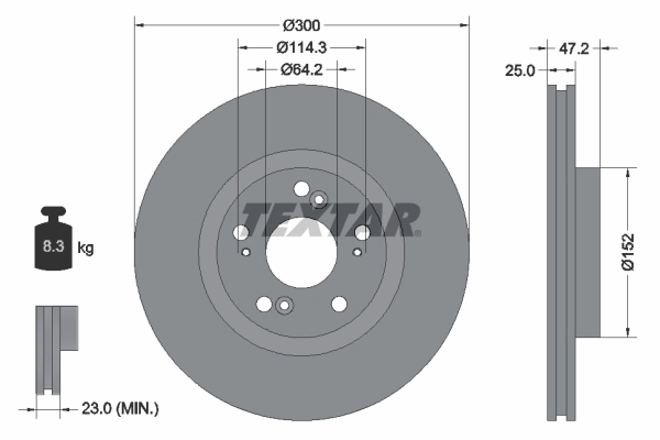 Brake Disc PRO 92140903