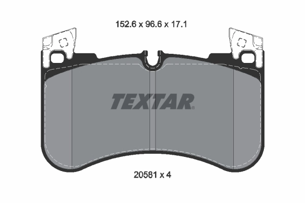 Brake Pad Set, disc brake Q+ 2058101