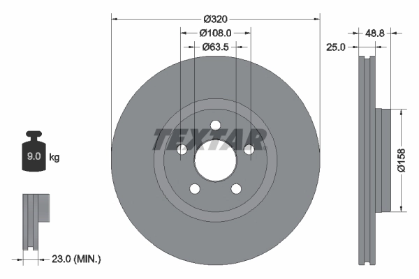 Brake Disc PRO 92326103
