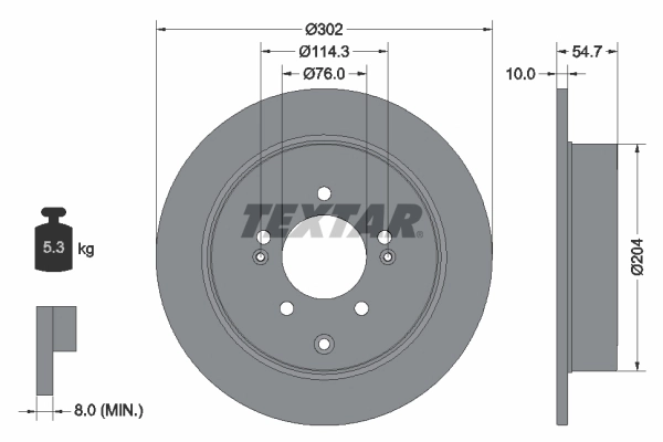 Brake Disc PRO 92294903