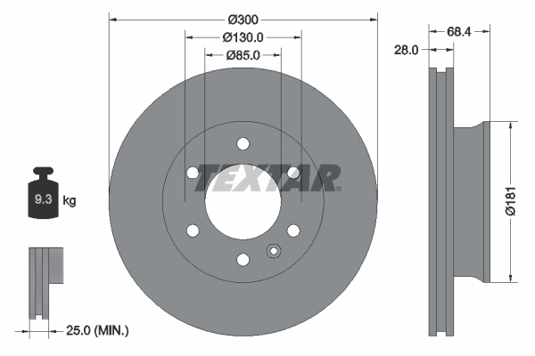 Brake Disc PRO 93143203