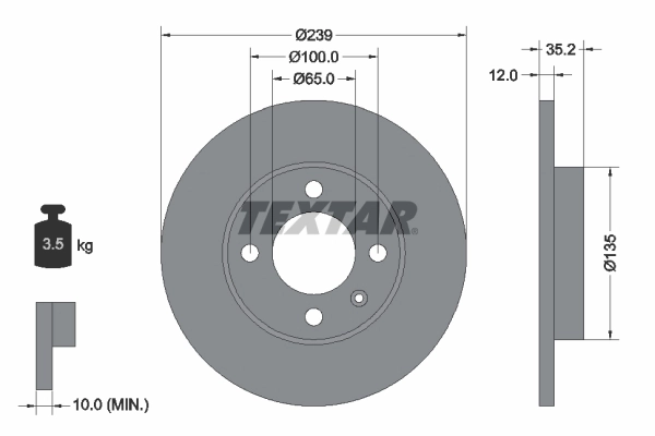 Brake Disc PRO 92010603