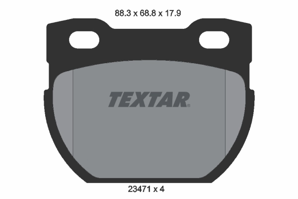 Brake Pad Set, disc brake Q+ 2347103