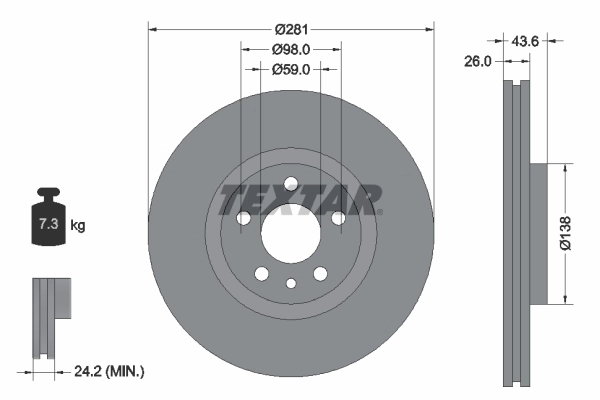 Brake Disc PRO 92074003