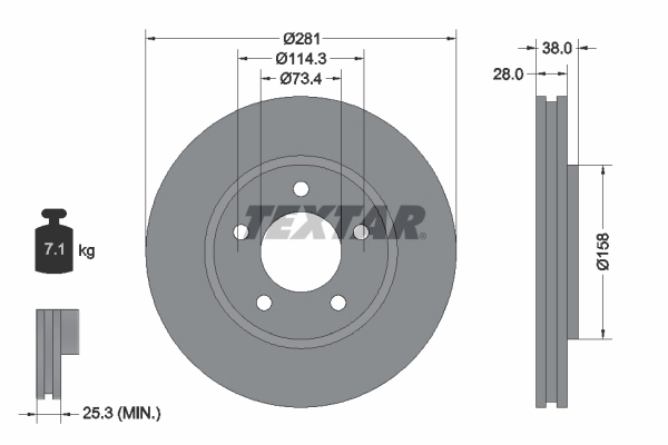 Brake Disc 92108300