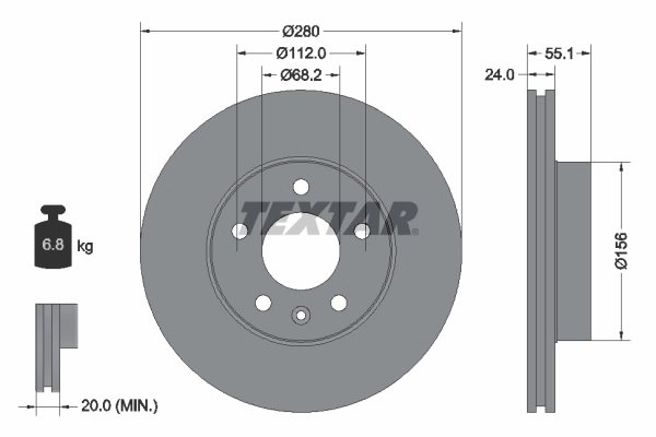 Brake Disc PRO+ 92083805