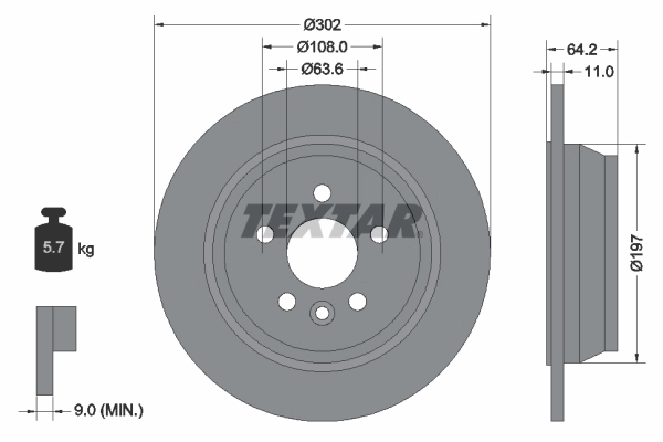 Brake Disc PRO 92283003