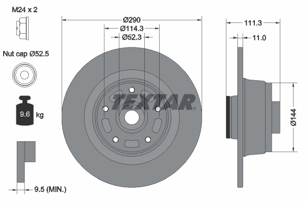 Brake Disc PRO 92309003