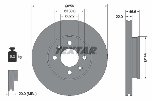 Brake Disc PRO 92164703