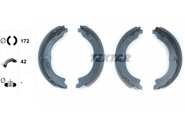 Brake Shoe Set, parking brake 91062100