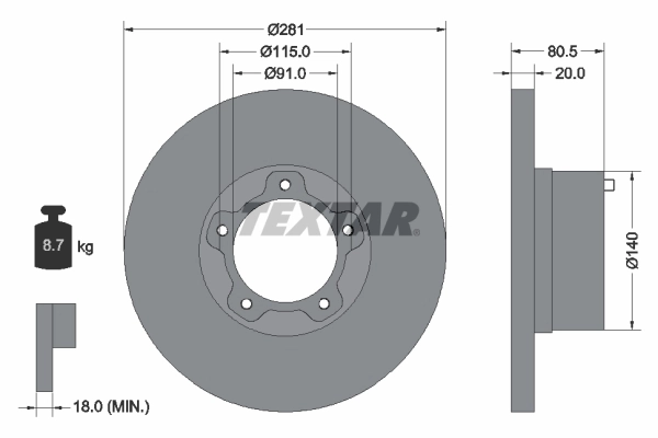 Brake Disc 92031500