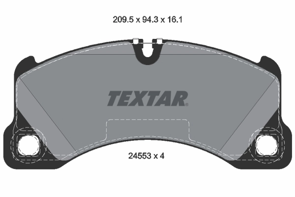 Brake Pad Set, disc brake 2455301