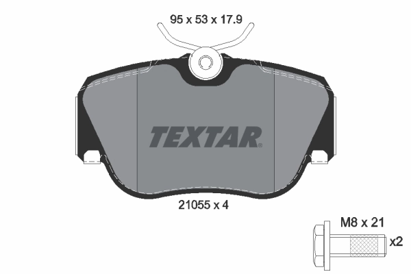 Brake Pad Set, disc brake Q+ 2105503
