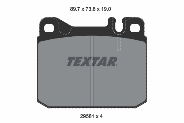 Brake Pad Set, disc brake 2958105