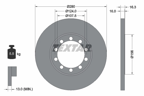 Brake Disc PRO 92152003