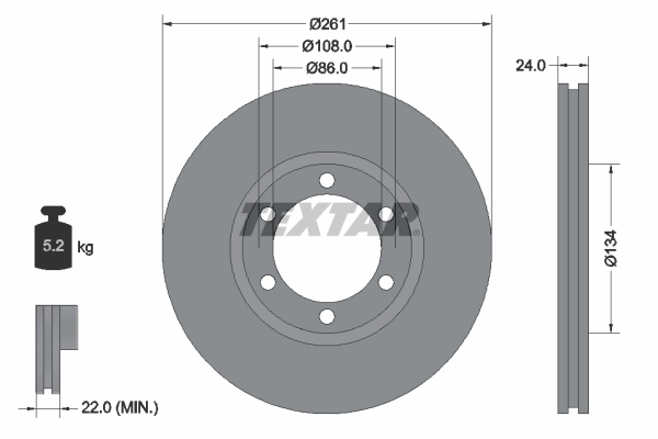 Brake Disc 92234700